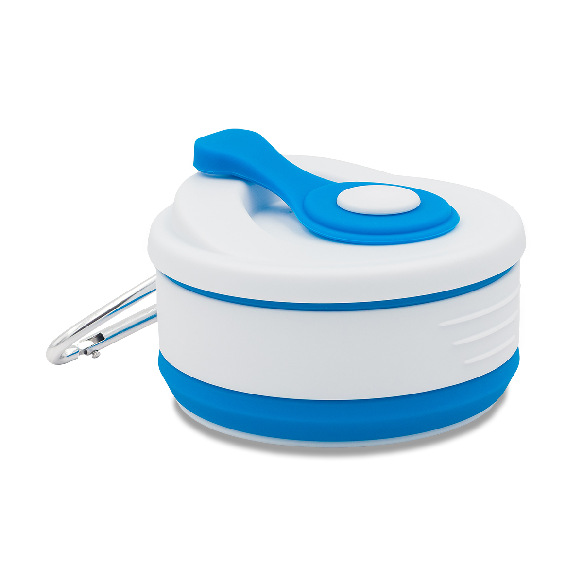 R08258.04 - Kubek silikonowy Flexi 350 ml, niebieski 